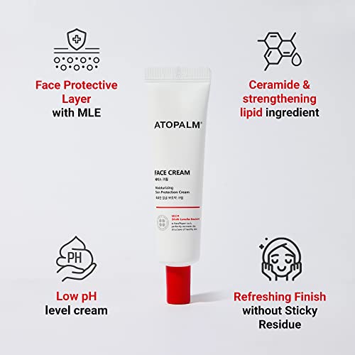 ATOPALM | Face Moisturizer Cream | Daily Hydrating Facial Moisturizer | Low pH Skin Barrier Cream with Vitamin E, Vitamin B5 for Sensitive Skin | Korean Skin Care Face Lotion | 1.1 fl oz (35ml)