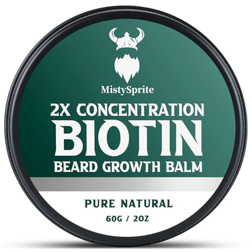 MistySprite Beard Balm Cedar - Natural Thickening & Styling Formula for Men, 2 oz