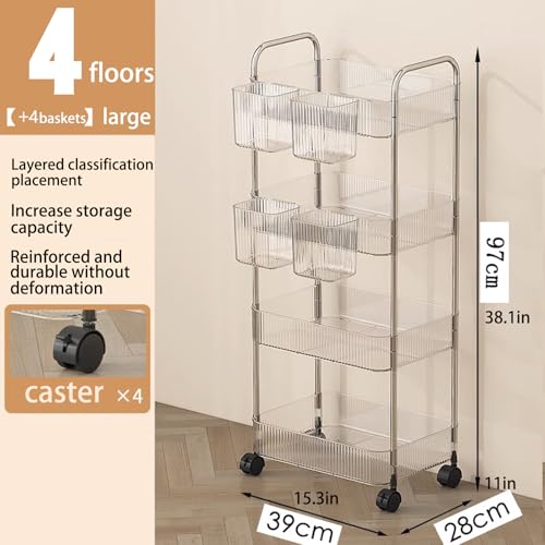 24 PCS Clear Plastic Jars with Lids 8 Oz Body Scrub Containers with Lid Clear Lotion Containers with Lids 8 Oz Body Butter Container Round Empty Container for Creams, Makeup, Creams, Slime