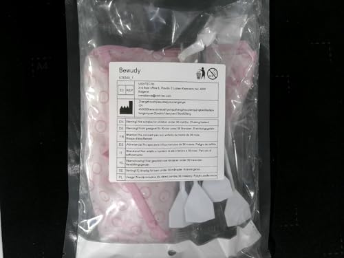 Bewudy 12 Pcs 4 Sets of Highlighting Caps with Hooks, Hair Coloring Frosting Dye Kit for Salon Hairdressing (Pink)