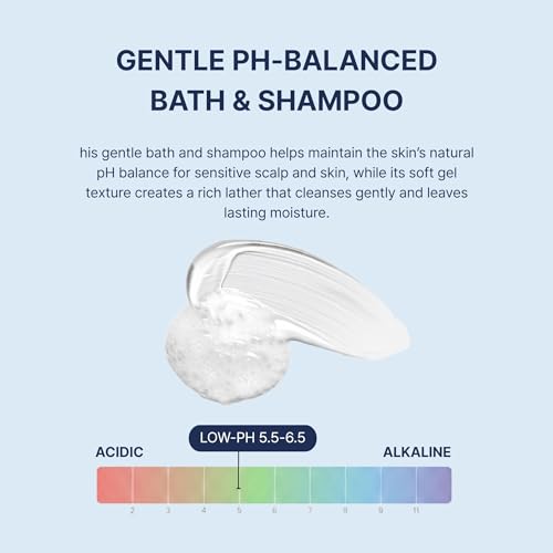 Baby Bath & Shampoo Pack 13.52 Fl Oz - Gentle Tear-Free All-in-One Wash with Ceramides