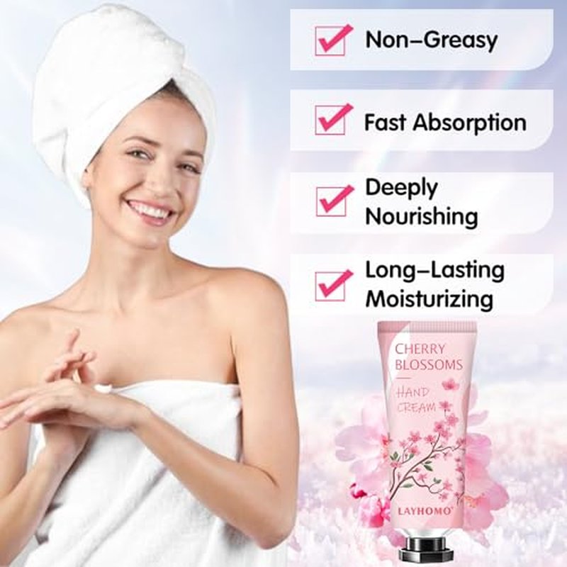 10 Pack Hand Cream Skincare Gift Set, Womens Gifts for Christmas, Teen Stocking Stuffers Girls,Christmas Gifts,Natural Plant Fragrance Hand Lotion for Dry Cracked Hands With Vitamin E,Mini Lotion Bulk
