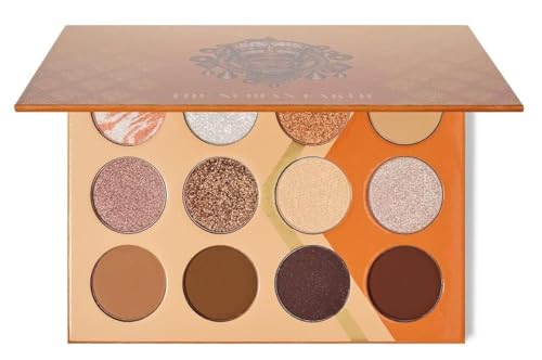 Nubian Earth Eyeshadow Palette with Shimmer Brown & Tan Shades