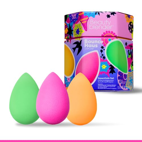 Beautyblender Bouncehaus Essentials Set - 3 Makeup Sponges & Accessories