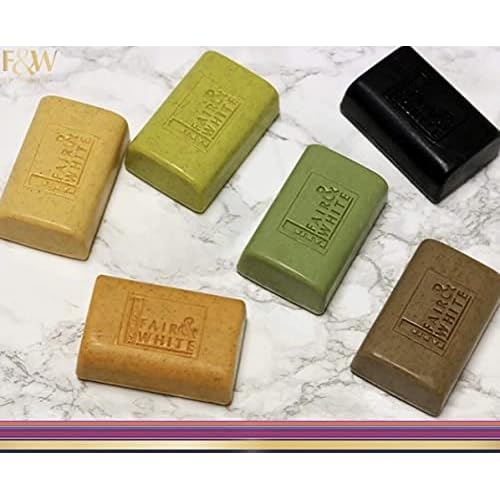 FAIR & WHITE Original Exfoliating Soap - Repairing & Nourishing, 200g / 7oz with Carrot Oil