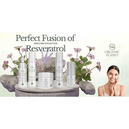 Resveratrol Vegan C Eye Firming Cream ? USDA Certified Organic Anti-Aging Under Eye Treatment for Wrinkles & Dark Circles ? Plant-Based Brightening & Lifting ? 0.5 Fl Oz