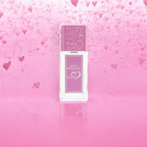 Jessica McClintock Love Eau De Parfum Spray for Women 3.4 oz - Bright Floral Fragrance with Gardenia Jasmine & Amber