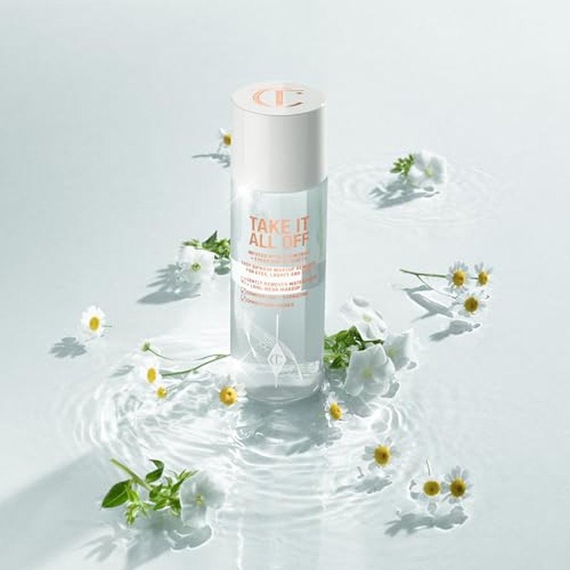 Charlotte Tilbury Take It All Off Makeup Remover - Bi-Phase Cleansing Oil Makeup Remover Enriched with Soothing Camomile to Condition Lashes & Lips - Removes Waterproof Formulas