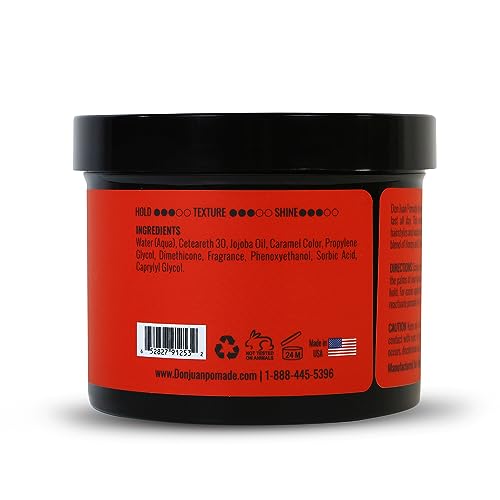 Don Juan Pomade 32oz - Medium Hold & Shine Water Based Honey Citrus Scent - Variation of THIS listing