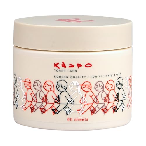 KNSPO Toner Pads - Pre-Soaked Toner Pads with Korean Skincare - Balancing Face Toner - Hydrating Toner Pads for All Skin Types - 60 pc