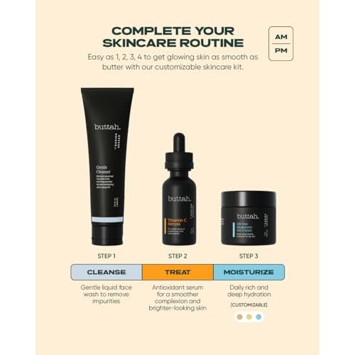 Buttah Skin by Dorion Renaud Oil-Free Hyaluronic Gel Cream 2oz - Daily Moisturizer - Hyaluronic Acid for Deep Hydration - AM & PM Moisturizer - Naturally Based Skin Care - Black-Owned Skincare