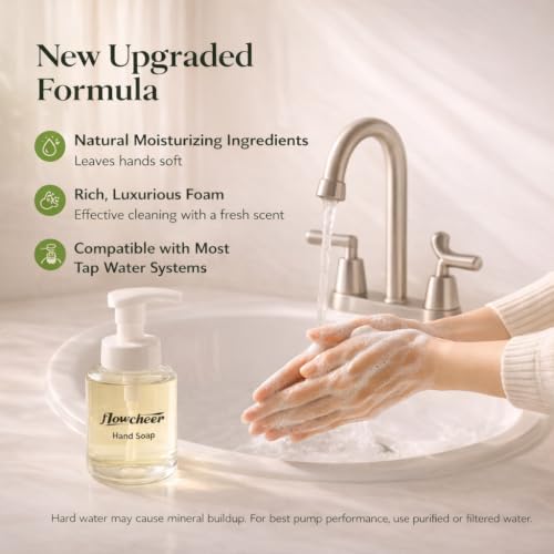Flowcheer Foaming Hand Soap Refill Tablets Variety Pack - Vanilla, Lavender, Lemon, Orange