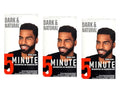 Dark & Natural Men’s Hair Color Cream - Black, 3 Pack, Ammonia-Free