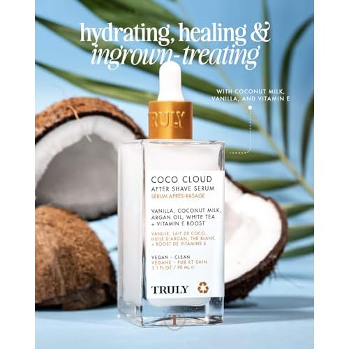 Truly Luxury After Shave Serum | Soothing & Hydrating Post Shave Treatment to Prevent Ingrown Hair For Smooth, Irritation-Free Skin