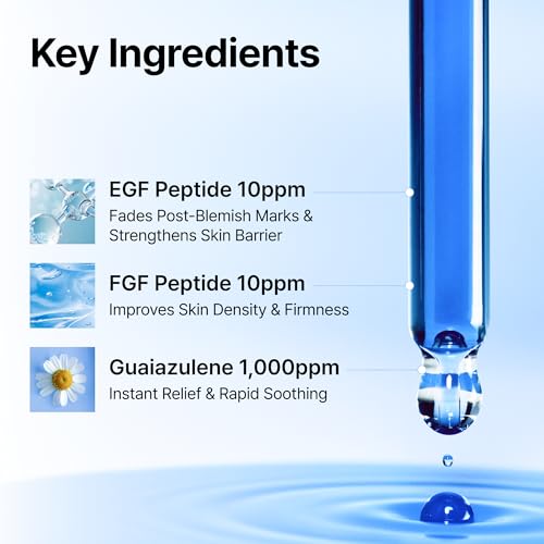 DearKlairs EGF Serum - Blue Youth Activating Drop 0.67 Fl Oz - Sensitive Skin