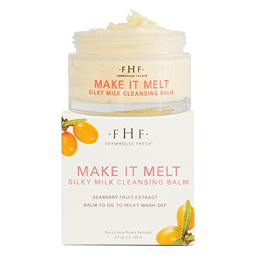 Silky Cleansing Balm for Makeup & Face Wash - Travel Size 3 Fl Oz