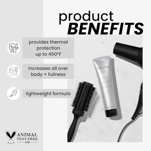 Kenra Perfect Blowout 5 Light Hold Styling Cream 2-Pack - Thermal Protection & Fullness