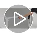 Sweetcrispy Electric Standing Desk 63x24 Inch White - Adjustable Sit-Stand Workstation