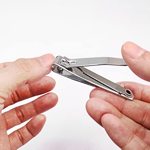 100 Individually Wrapped Stainless Steel Nail Clippers Set - 6.8cm x 1.2cm