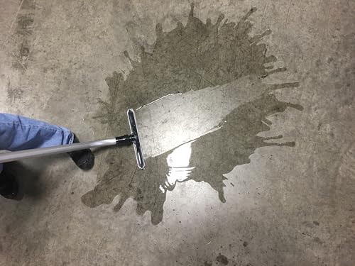 Cen-Tec Systems 94896 Wet/Dry Squeegee Vacuum Attachment with 1-Piece S-Wand, Aluminum