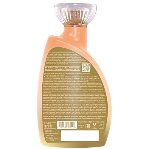Devoted Creations CEglOw Dark Tanning Lotion - Vitamin C Infused Glowing Serum Promotes a Luminous Complexion Ultra-Hydrating Hyaluronic Acid & Nutrient Rich Niacinamide - 13.5 oz.