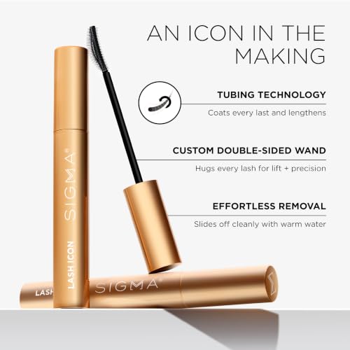 Sigma Beauty Lengthening & Volumizing Tubing Mascara - Black, Vegan