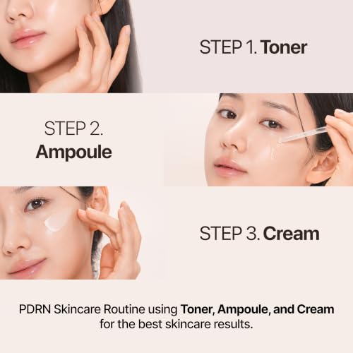 Korean PDRN Ampoule Serum with Salmon DNA Collagen & Plant-Based Bakuchiol - Moisturizing Skin Rejuvenation, 35ml