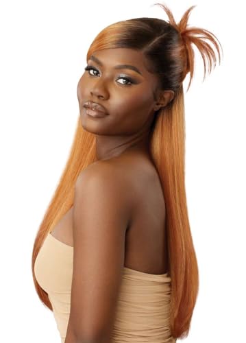 Outre Lace Front Wig Kairi Deep Wine 99J Melted Hairline Pre-Plucked Glueless