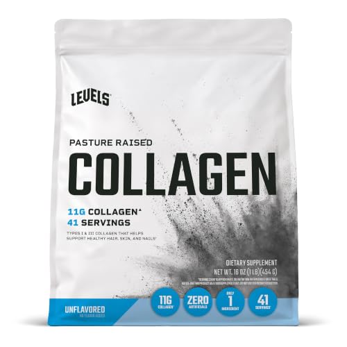 Levels Collagen Peptides Unflavored 1LB | Supports Joints, Skin & Hair