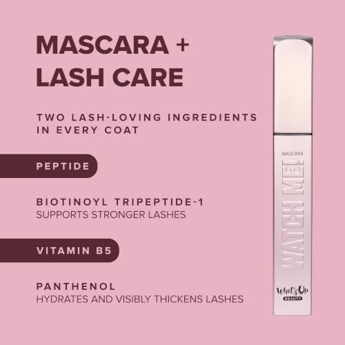 Volumizing and Lengthening Mascara - Black, Peptide & Vitamin B5, Cruelty-Free, Made in Italy - Watch Me!