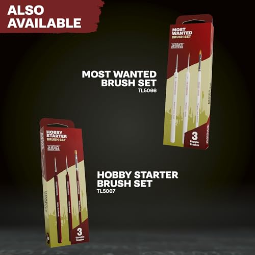 Drybrush Set with 3 Sizes for Miniatures Terrain and Models - The Army Painter