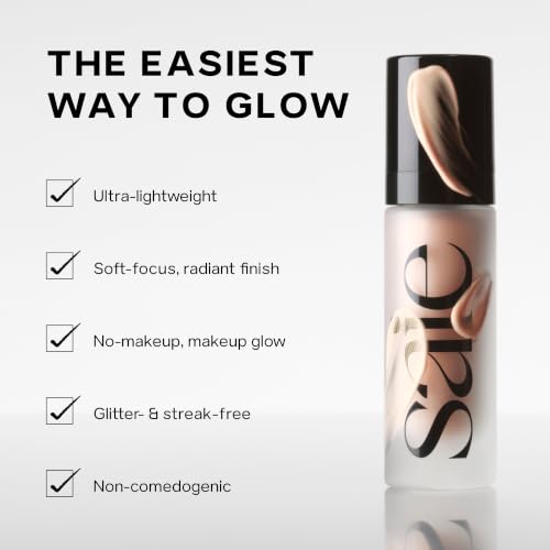Saie Glowy Super Gel Illuminating Face Primer - Starglow 1 oz - Variation 01