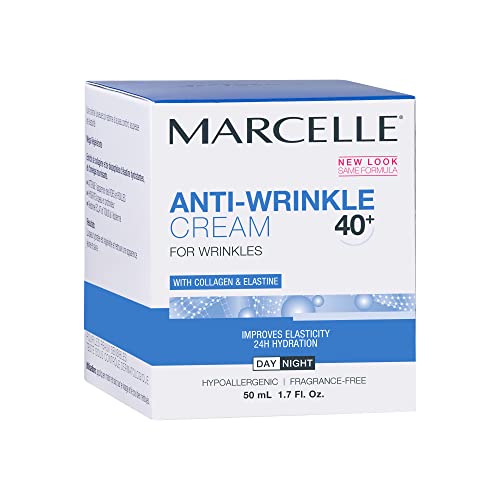 MARCELLE Anti-Wrinkle Cream, Ages 40+, 1.7 ounces