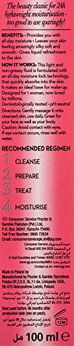 Olay Beauty Fluid Regular 100ml Face & Body Moisturizer - Lightweight Hydrating Lotion