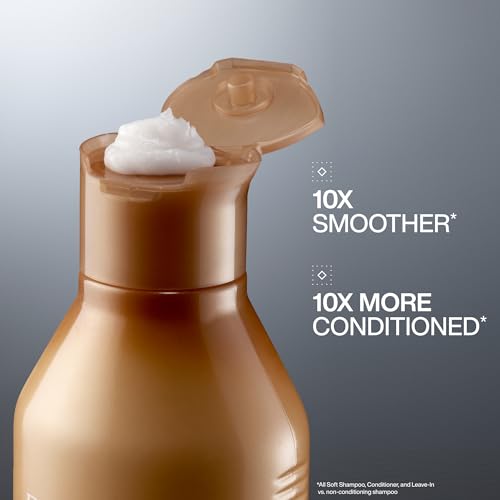 Redken All Soft Conditioner - Moisturizes & Hydrates Dry, Brittle Hair, Softens, Smooths & Adds Hair Shine, Conditioner & Detangler