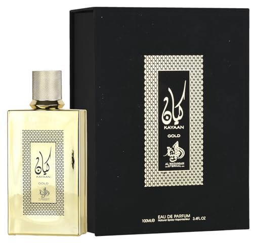 Al Wataniah Kayaan Gold Facial Oil - 3.4 Fl Oz, Skin Nourishing Serum