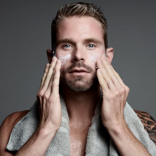Men's Face Buff Energizing Exfoliating Scrub 3 Fl Oz - Pre-Shave Face Wash & Exfoliant