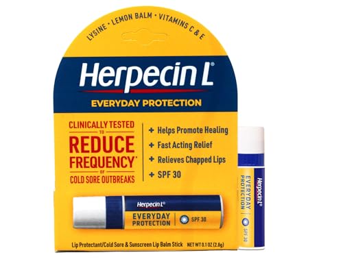 Herpecin L SPF 30 Lip Protectant Balm - Pack of 3, 0.1 Oz