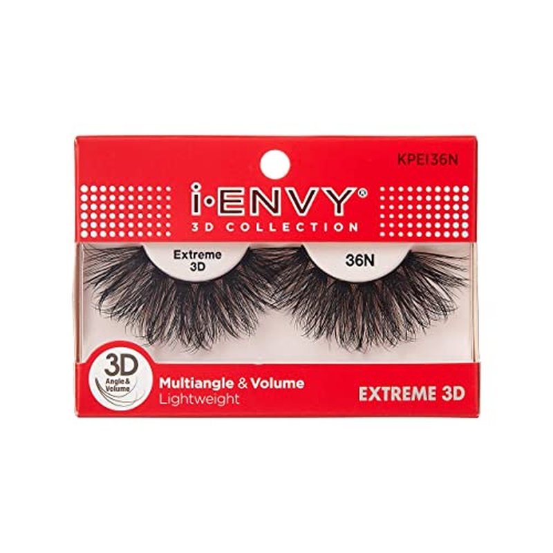 i?ENVY 3 Pairs False Eyelashes 3D Glam Collection Multi-Angle & Volume Extreme Lashes
