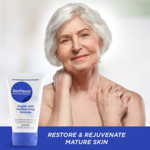 DerMend Fragile Skin Moisturizer 4.5 oz - Firms & Replenishes Aging, Mature Skin, Pack of 1