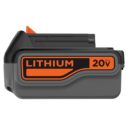 20V MAX 4Ah Lithium-Ion Battery for Cordless Power Tools - Black+Decker