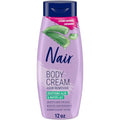 Nair Body Cream Hair Remover, Soothing Aloe and Water Lily, Dermatologist Tested Body Hair Removal Cream, with Evolved Ingredients, 12 Oz - Amazon Exclusive Size