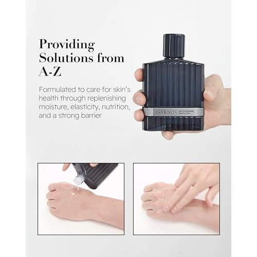 Isa Knox Age Focus Homme (All-in-one Essence, 4.1fl oz) - Refreshing and Moisturizing All-in-One Moisturizer, Protective Barrier Men's Skin Care with Niacinamide | Korean Skincare