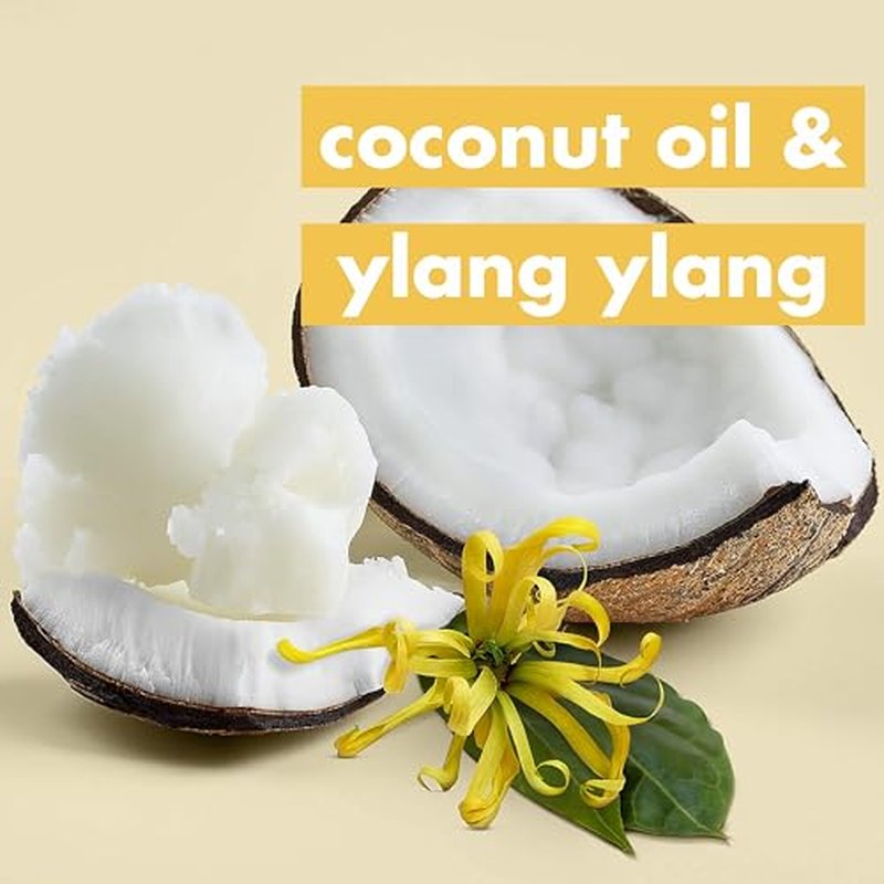 Love Beauty and Planet Coconut Oil & Ylang Hope and Repair Shampoo and Conditioner for Dry and Damaged Hair 2 Count, 13.5 oz each, Paraben , Silicone Free, Vegan
