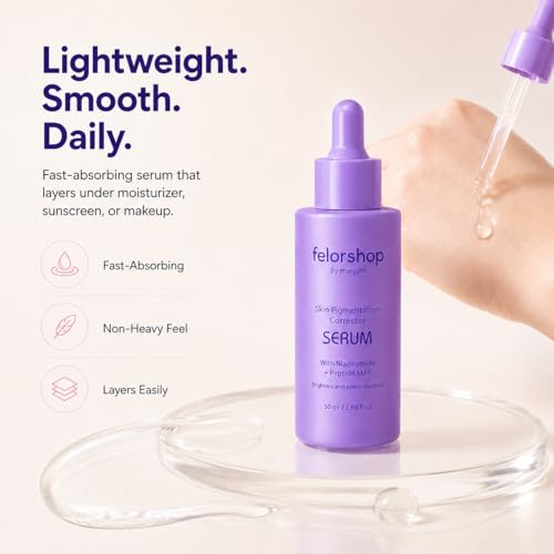 Dark Spot Brightening Face Serum with Niacinamide & Peptide - 1.69 fl oz - Skin Pigmentation Corrector