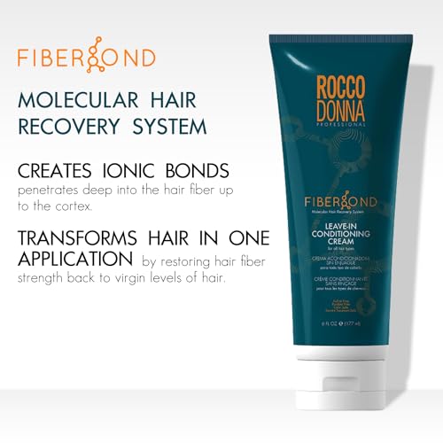 Fiberbond Leave-In Hair Repair Cream for Damaged Hair - 6 oz