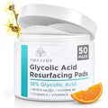 Tree of Life Beauty 18% Glycolic Acid Pads for Face (50 Pads) - Exfoliating Pad for Face with Witch Hazel, Vitamin C, Vitamin B5 and Vitamin E - Smooth Pore Pad Reduce Pigmentation and Fine Lines