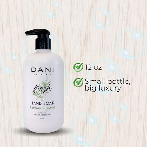 DANI Naturals Bamboo Bergamot Hand Soap - Sulfate-Free & Vegan, 12 fl oz - Variation: Bamboo Bergamot