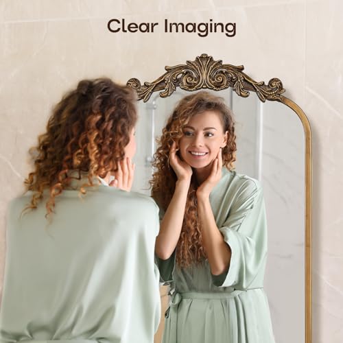 USHOWER Vintage Gold Mirror 24x36 Inch - Antique Baroque Bathroom Wall Decor - Variation of THIS listing