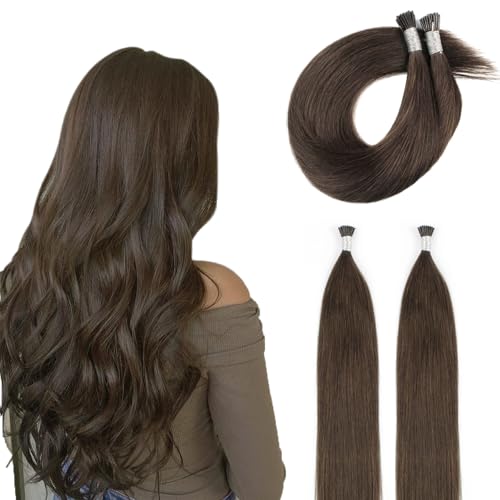 Hair Extensions I Tip 14 Inch Chocolate Brown - Remy Human Hair - ABH AmazingBeauty Hair - Variation of THIS listing